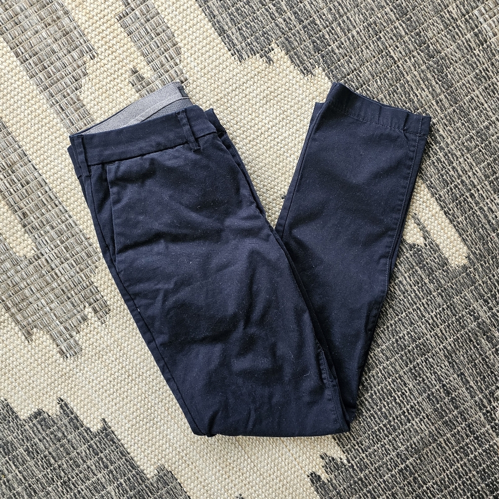 Express men's Slim fit pants 28X30 Navy blue